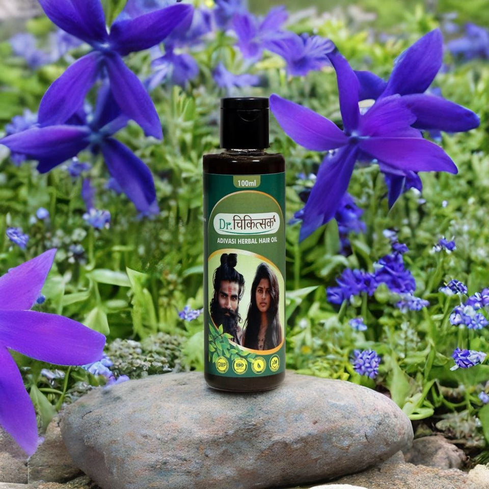 Dr.Chikitsak Adivasi Herbal Hair Oil (Pack of 4)